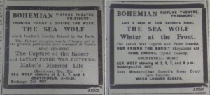 The Bohemian Picture Theatre showed Mabel's Married Life in the first three days of the week beginning 30 Nov. 1914 and Her Friend the Bandit for the last three days of that week. Evening Telegraph 30 Nov. and 3 Dec. 1914.